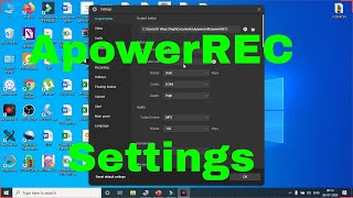 ApowerREC Apowersoft ll Best Screen Recorder Settings for Screen Capture ll Electrogyan [upl. by Jobyna]