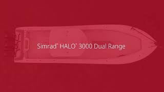 Simrad®  HALO® 3000 Dual Range [upl. by Mckee621]