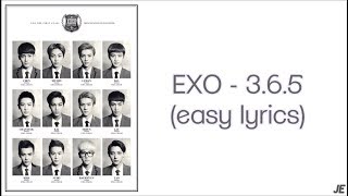 EXOK  365 EASY LYRICS [upl. by Box]