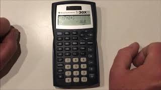 Calculator Tutorial  Intro to the TI30XIIS [upl. by Nohj]