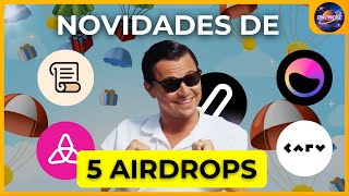 TRAGO NOVIDADE DE 5 AIRDROPS Scroll Taiko Carv Elixir Pyth e ZeroLend  BatePapo [upl. by Antin439]