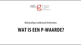 Wat is een pwaarde [upl. by Ayouqes]