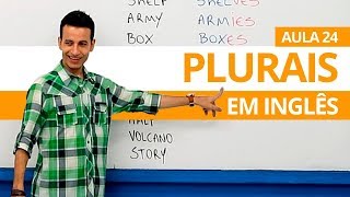 PLURAIS EM INGLÊS  AULA 24 PARA INICIANTES  PROFESSOR KENNY [upl. by Atikim909]