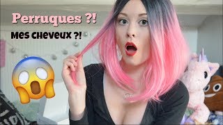 JE TESTE DES PERRUQUES  Mes cheveux  🤔 [upl. by Mozart120]