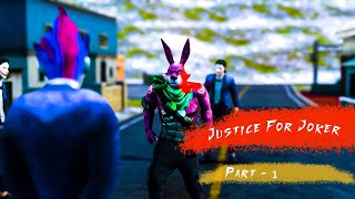 Justice for Joker Love Story ❤️ Bunnys vs Joker 3d Animation Free Fire  Pro Rasel 20 [upl. by Notfa]