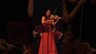 Vivaldi Winter Largo evaleónviolin violin horstsohm amp orchestra shorts music [upl. by Eirelam]