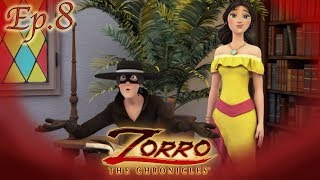 IL VERO VOLTO DI ZORRO  Zorro La Leggenda Episodio 8  Cartoni di supereroi [upl. by Eyoj]