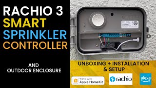 Rachio 3 Smart Sprinkler Controller System  Installation and Setup [upl. by Wymore]