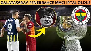 GALATASARAYFENERBAHÇE MAÇI ATATÜRKÜN RESMİNİN BULUNDUĞU FORMA NEDENİYLE İPTAL EDİLDİ [upl. by Lerak165]