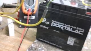 Pulse Motor Charging a Sulfated Battery [upl. by Garceau804]