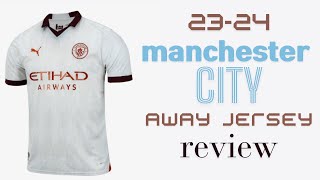 JC0491 2324 Manchester City Away Authentic Jersey Review [upl. by Cindie212]