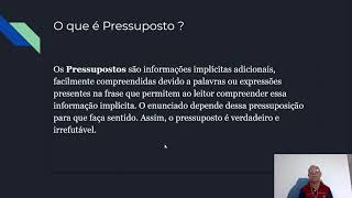 Aula de Português Homônimo e Parônimo Pressupostos e Subentendidos [upl. by Adnac]