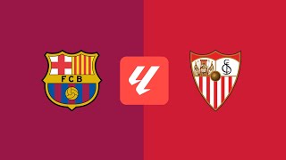 BARCELONA vs SEVILLA  LALIGA 20242025 Journée 10  Full Match  Efootball Prediction [upl. by Quartis]