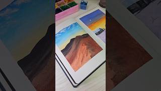 Gouache painting🌵✨️ art artist gouache painting youtubeshorts trendingshorts shorts reels [upl. by Yenitirb]