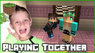 Playing Together  Minecraft [upl. by Eenot927]