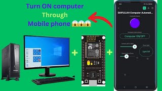 Turn On Computer Through Mobile Phone Using Blynk IOT [upl. by Andreana763]