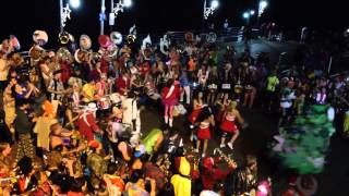 The Stanford University Marching Band at Santa Monica Pier on 12302013 [upl. by Jamison]