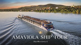 Tour AmaWaterways AmaViola River Cruise Ship [upl. by Llednar]