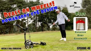 Golf Show Episode 48  PowaKaddy CT6 Compact Trolley review  Rory McIlroy exclusive Giveaway [upl. by Ettennod]