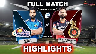 RCB VS MI HIGHLIGHTS 2021 MATCH 39 PHASE 2  Mumbai Vs Bangalore Match 39 IPL 2021 RCBvMI [upl. by Silvano514]