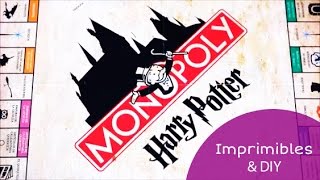 Imprimibles del Monopoly de Harry Potter en español  DIY 🎄⚡️ I Craftabulous [upl. by Salakcin]