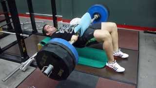 Empuje de Cadera con BarraBarbell Hip Thrust [upl. by Towill]