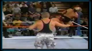 The Bushwhackers Vs Repo Man And Damien Demento on WWF RAW 1993 Manhattan Center [upl. by Yrffej]