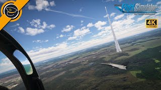 Ariane 6 rocket launch in Microsoft Flight Simulator [upl. by Leachim]