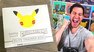 MY BEST BOX Celebrations Pokemon Cards Opening [upl. by Grizel]