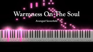 Warmness On The Soul  Avenged Sevenfold  Piano Tutorial by Andre Panggabean [upl. by Sedberry]