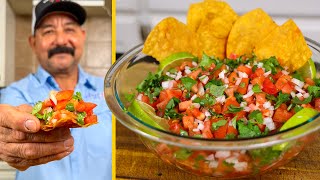 PICO DE GALLO  The BEST Bowl of Salsa You Will Eat All Year Long Authentic Mexican Recipe [upl. by Downall763]