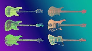 Famous Bass guitars sound comparison Guitarbank session [upl. by Serle]