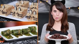 DIY EASY Halloween Treats Spooky  NERDY NUMMIES [upl. by Dihahs]