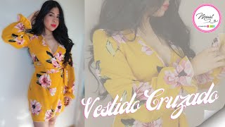 55 FABULOSO VESTIDO CRUZDO PATRÓN Y CONFECCIÓN PASO A PASO 🥰 [upl. by Froma]