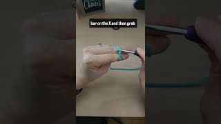 How to make a slip knot for crochet  Learn how to crochet challenge day 4 [upl. by Nohsed702]