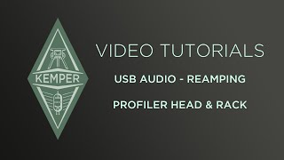 Kemper Profiler Tutorials  Reamping  Profiler Head amp Rack english [upl. by Nivloc]