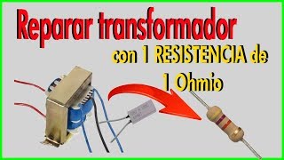 ✔ Reparar TRANSFORMADOR muerto no da ENERGÍA  SOLUCIÓN alternativa 💯 [upl. by Nymzaj421]