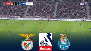 EM DIRETO 🔴 BENFICA vs PORTO  Liga Portugal Betclic 20242025  Full Match  FL 2025 Gameplay [upl. by Eninnaej]