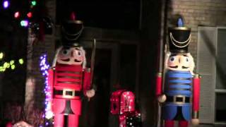 9 homemade Nutcrackers Christmas Display 2011 [upl. by Gearalt]