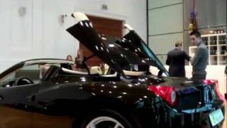 Black Ferrari 458 Italia Spider  Exclusive closeup footage [upl. by Procora]