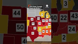 Tornadoes by State As of May 1 2024 [upl. by Sell]