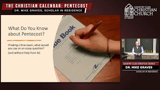 The Christian Calendar Pentecost [upl. by Rehpitsirhc]