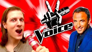 JE PARTICIPE À THE VOICE  DELIRES DE MAX [upl. by Ainival]