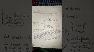 Class 8 chapter 3 coal and petroleum handwritten notes and ncert questions [upl. by Gavriella758]