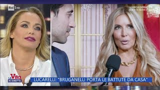 Bruganelli  Lucarelli la lite continua  La Vita in diretta 11112024 [upl. by Prouty]