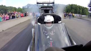 Larry Dixons TwoSeat Top Fuel NitroX2 Experience Martin MI 62318 Greg Henderson [upl. by Evreh]