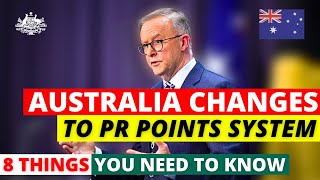 Australia 8 Major Changes to PR Points System Australia PR Points System [upl. by Erodavlas]