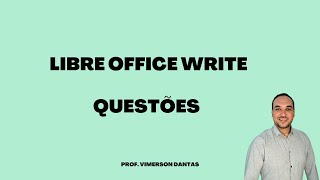 Questões LibreOffice Calc IDECAN PROF VIMERSON [upl. by Wier]