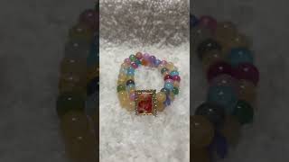 Beautiful Agate Crystal Beads Bracelet Available [upl. by Ainat]