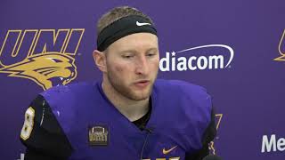 UNI Football Takes Down No 9 Youngstown State 1914 [upl. by Conlee]